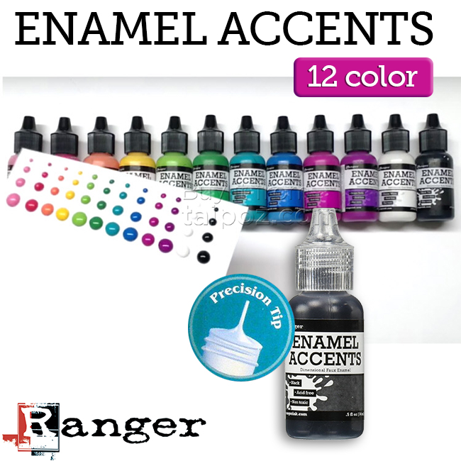 Keo vẽ hình nổi Ranger Enamel Accents