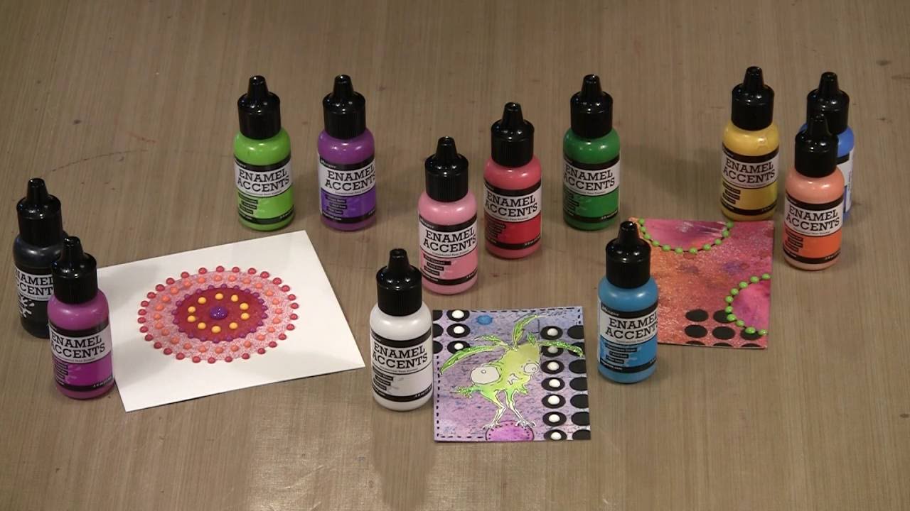 Keo vẽ hình nổi Ranger Enamel Accents