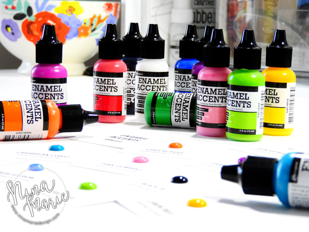 Keo vẽ hình nổi Ranger Enamel Accents