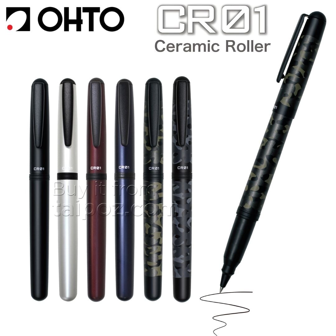 Bút bi ngòi gốm Ohto CR-01 Ceramic Roller Pen