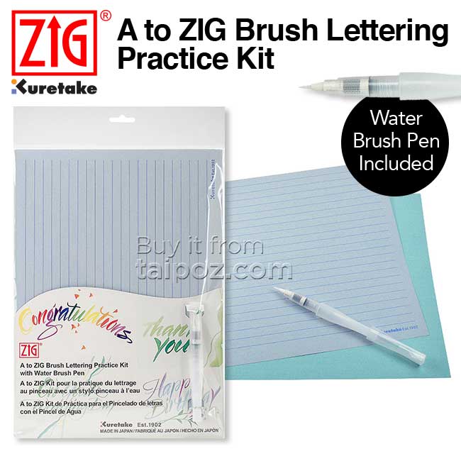 Bộ luyện tập Brush Lettering A to Zig