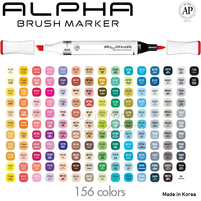 Bút marker Alpha Brush