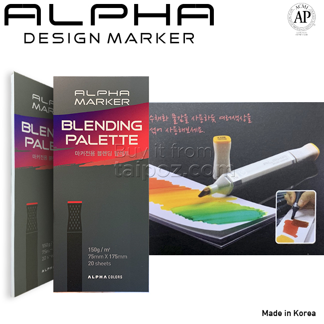 Giấy pha màu marker Alpha Blending Palette