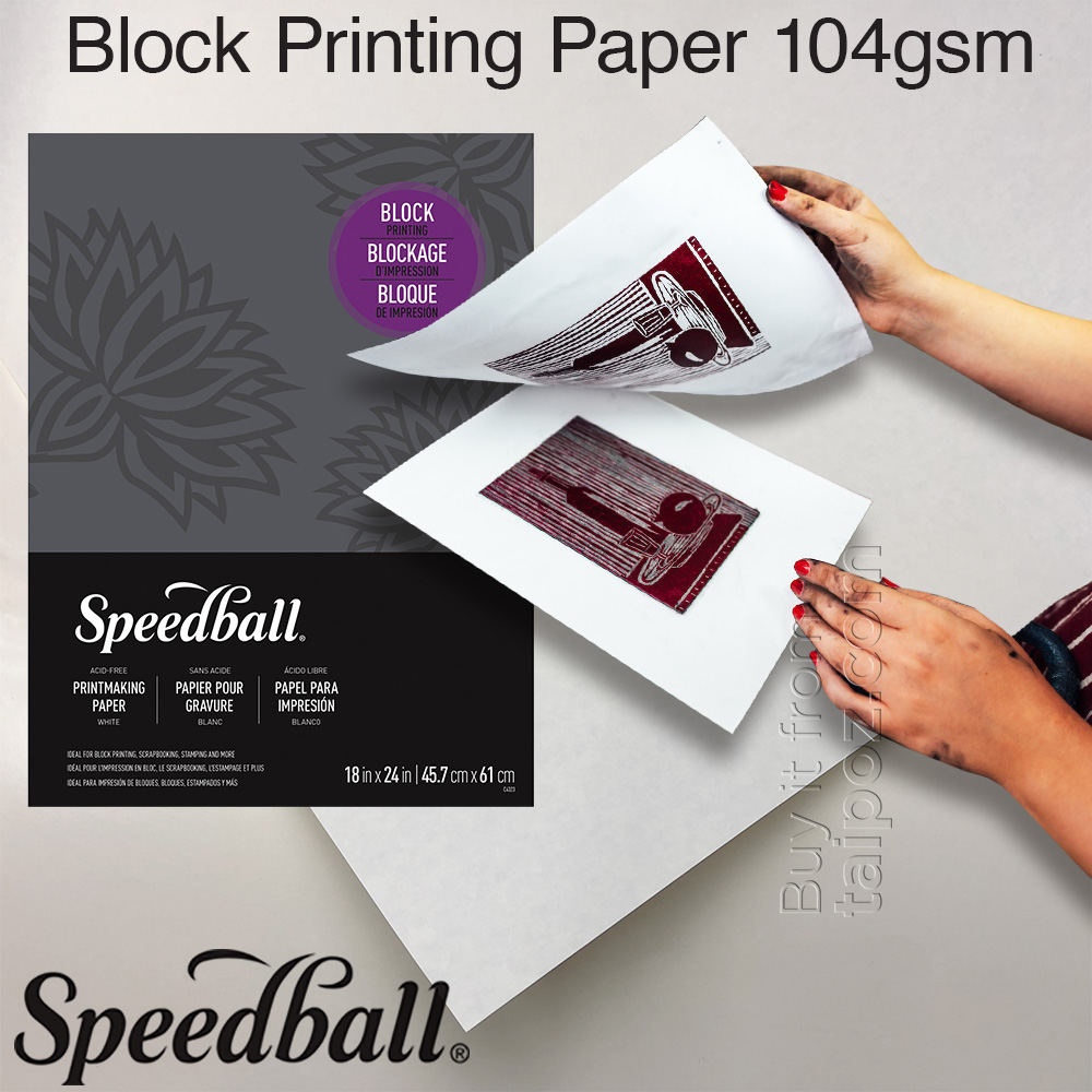 Giấy in đồ họa Speedball Block Printing Paper