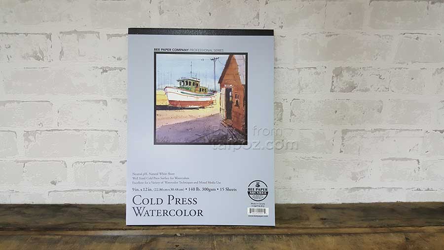 Sổ màu nước Bee Cold Press 300gsm, gáy keo