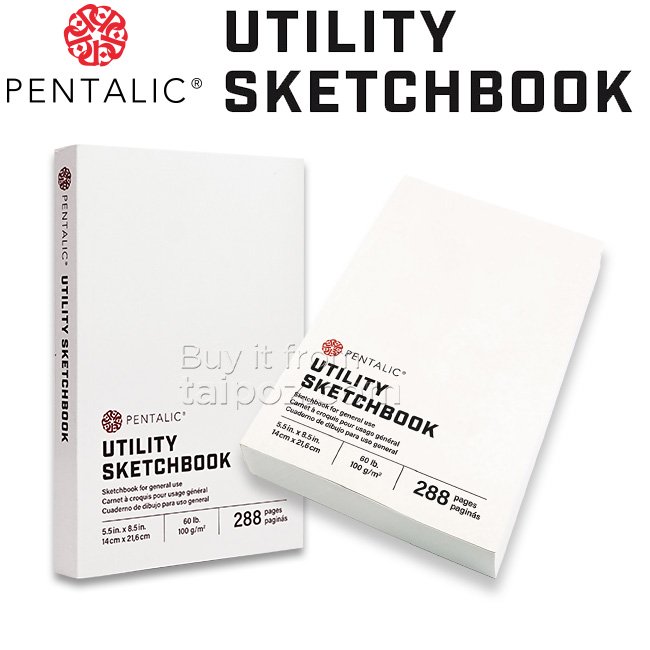 Sổ vẽ dạng quyển sách Pentalic Utility Sketchbook
