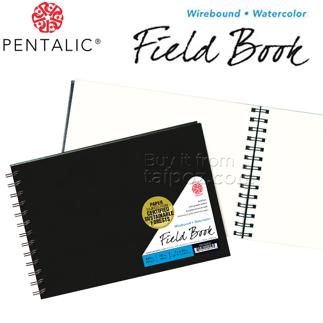 Sổ màu nước Pentalic Field Books, gáy lò xo