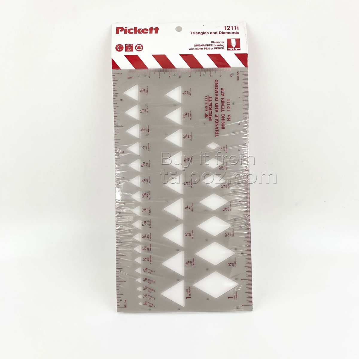 Thước lỗ hình template Pickett