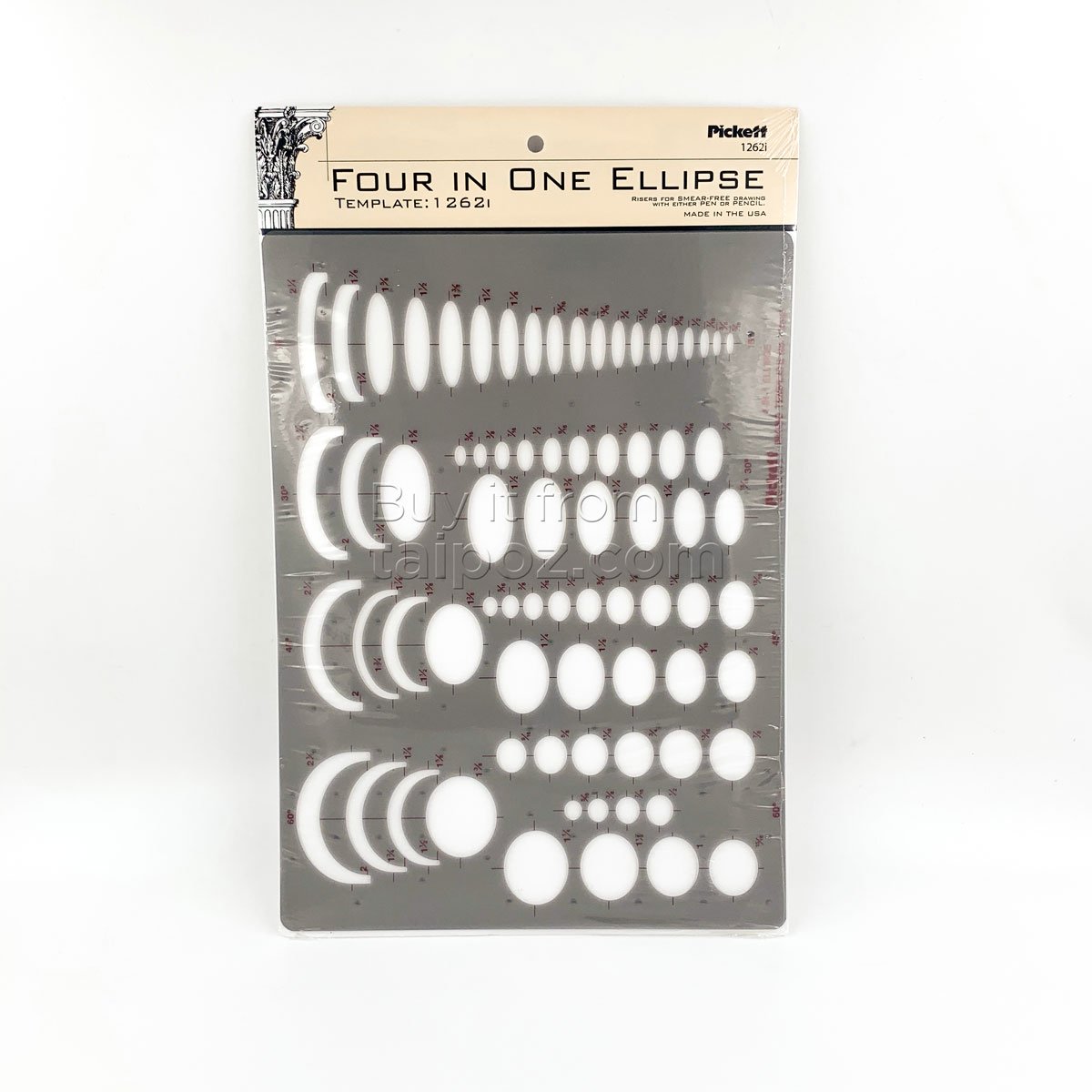 Thước lỗ hình template Pickett