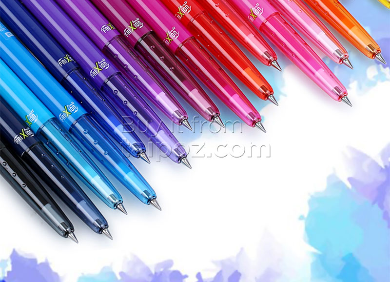 Bút bi xoá được Pilot Frixion Slim, kiểu bấm, nét 0.38mm