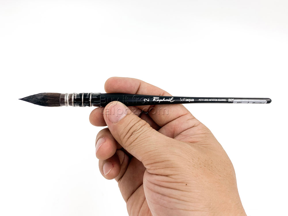 Cọ màu nước Raphael Softaqua 805 - cọ mốp