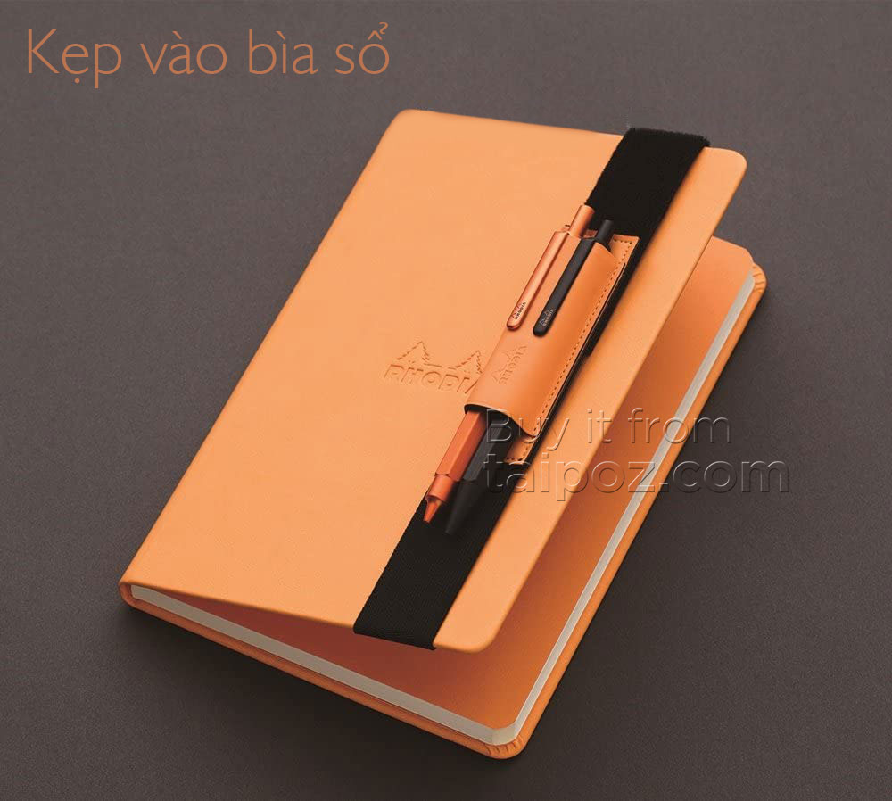 Cài bút kiểu dây đai Rhodia, kích thước vừa với sổ A6/A5