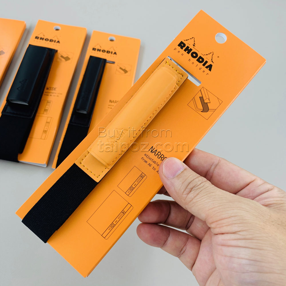 Cài bút kiểu dây đai Rhodia, kích thước vừa với sổ A6/A5