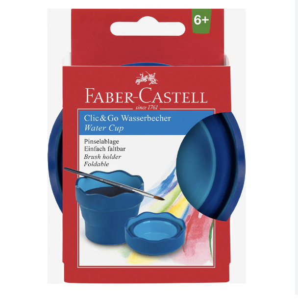 Cốc đựng nước rửa cọ gấp gọn Faber-Castell Clic&Go