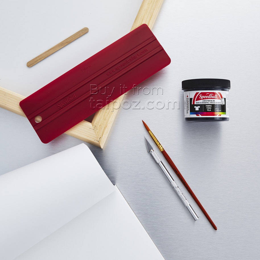 Gạt màu in lụa Speedball Red Baron