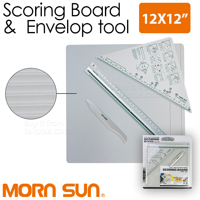 Bảng cấn tạo nếp gấp và bì thư Morn Sun, 12x12"
