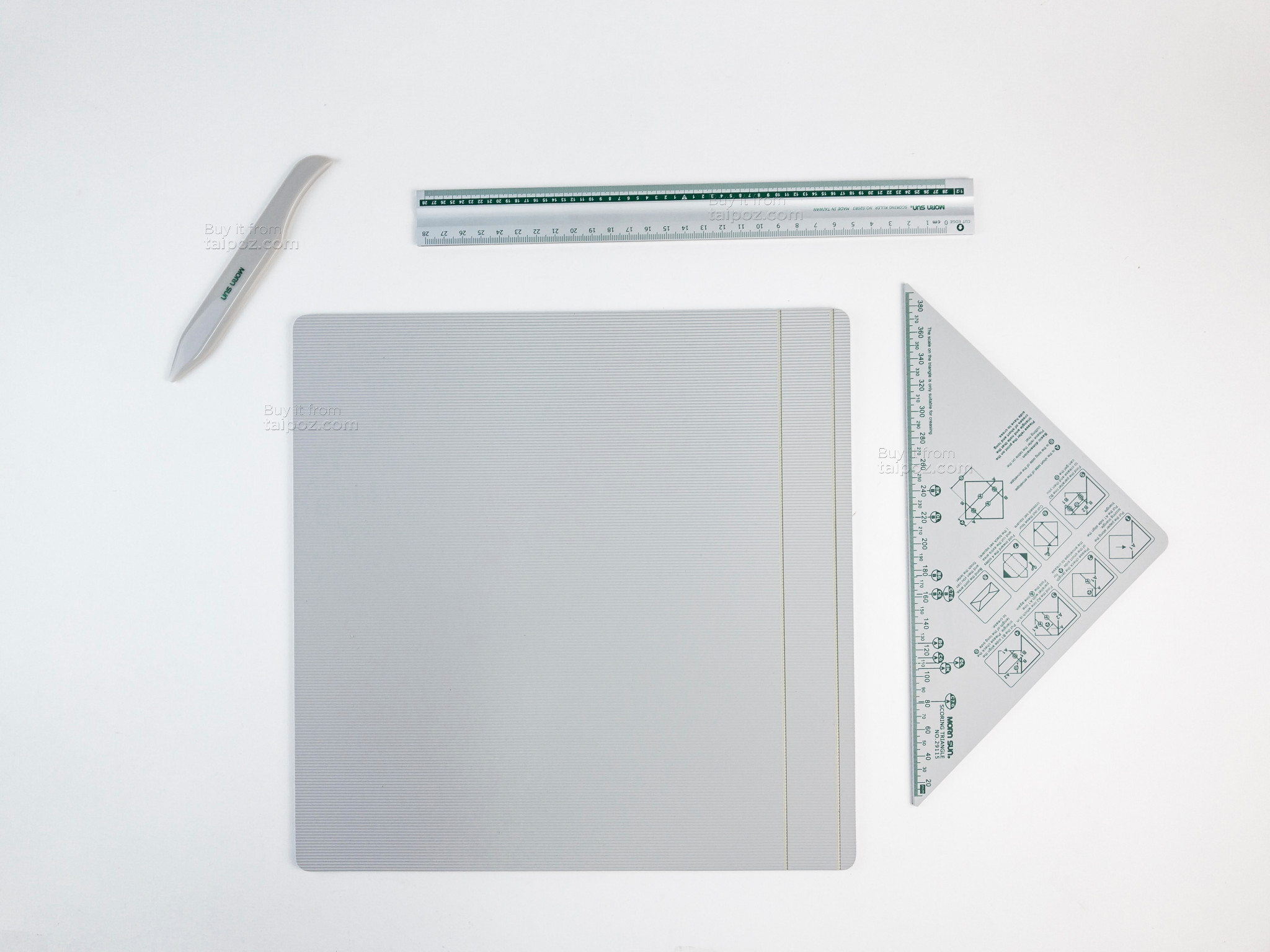 Bảng cấn tạo nếp gấp và bì thư Morn Sun, 12x12"