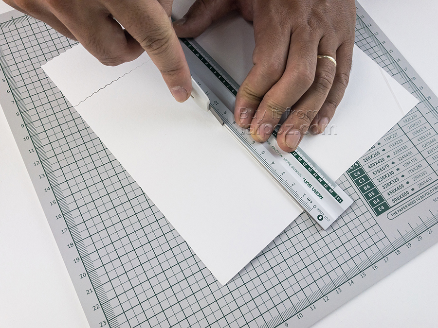 Bảng cấn tạo nếp gấp và bì thư Morn Sun, 12x12"