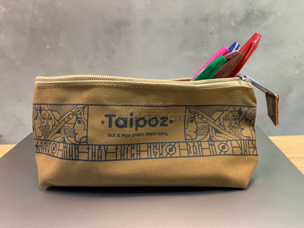 Túi vải đựng bút canvas Taipoz
