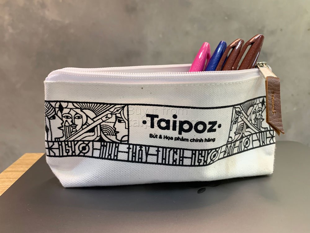 Túi vải đựng bút canvas Taipoz