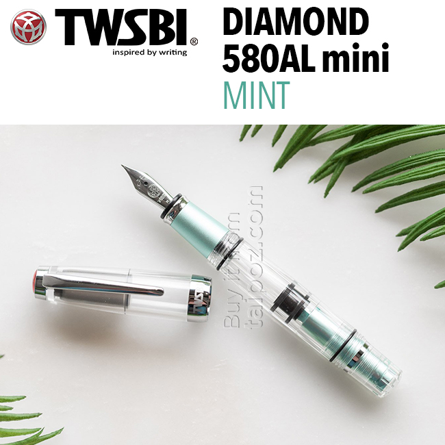 Bút máy TWSBI Diamond Mini AL - Mint Blue