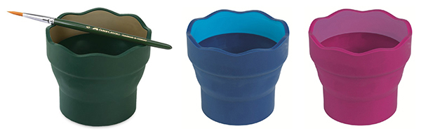 Cốc đựng nước rửa cọ gấp gọn Faber-Castell Clic&Go