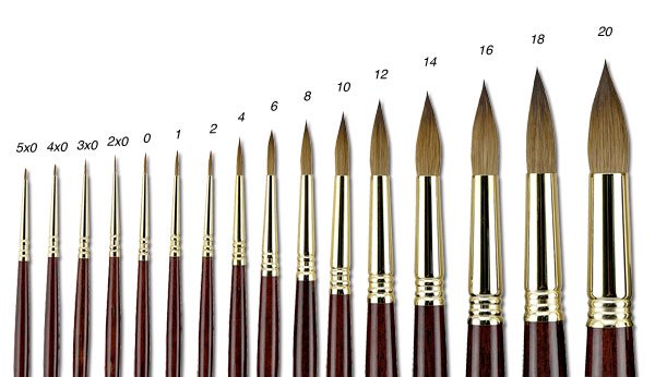 Cọ màu nước Escoda Reserva 1212 - round