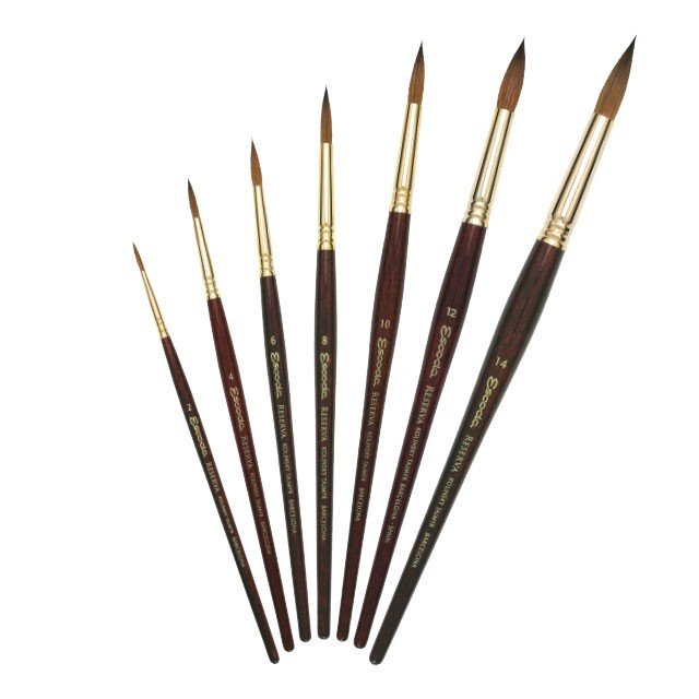 Cọ màu nước Escoda Reserva 1212 - round