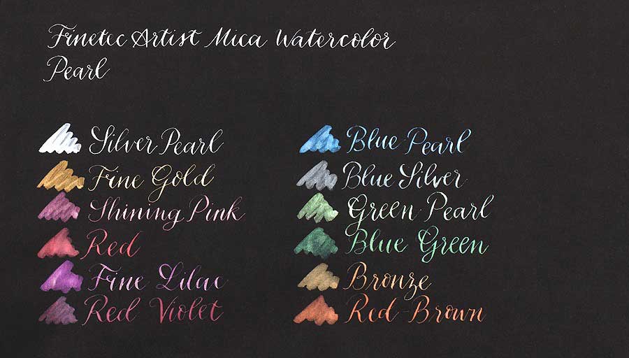 Màu nhũ mica Coliro Pearlcolors - Bộ 12 màu