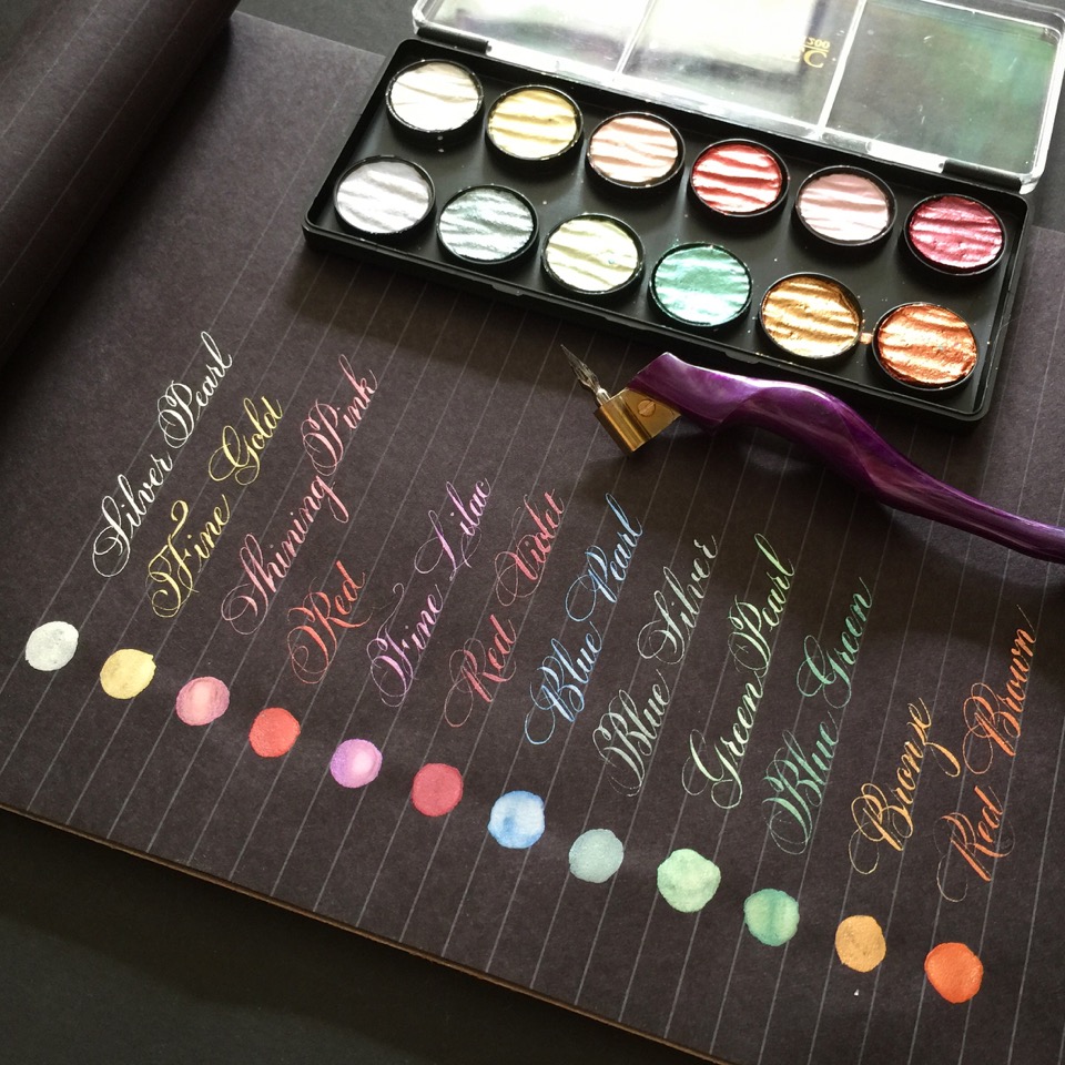 Màu nhũ mica Coliro Pearlcolors - Bộ 12 màu