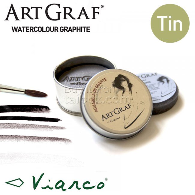 Chì nước ArtGraf Watercolor Graphite, hộp thiếc