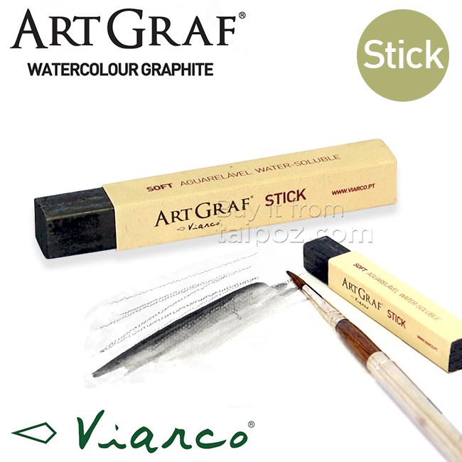 Chì nước ArtGraf Watercolor Graphite, thỏi vuông