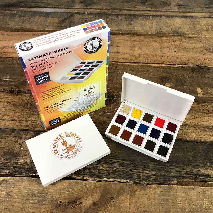 Màu nước Daniel Smith half-pan, Ultimate Mixing 15 màu