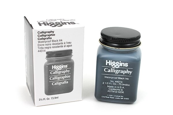 Mực Higgins Calligraphy, Black