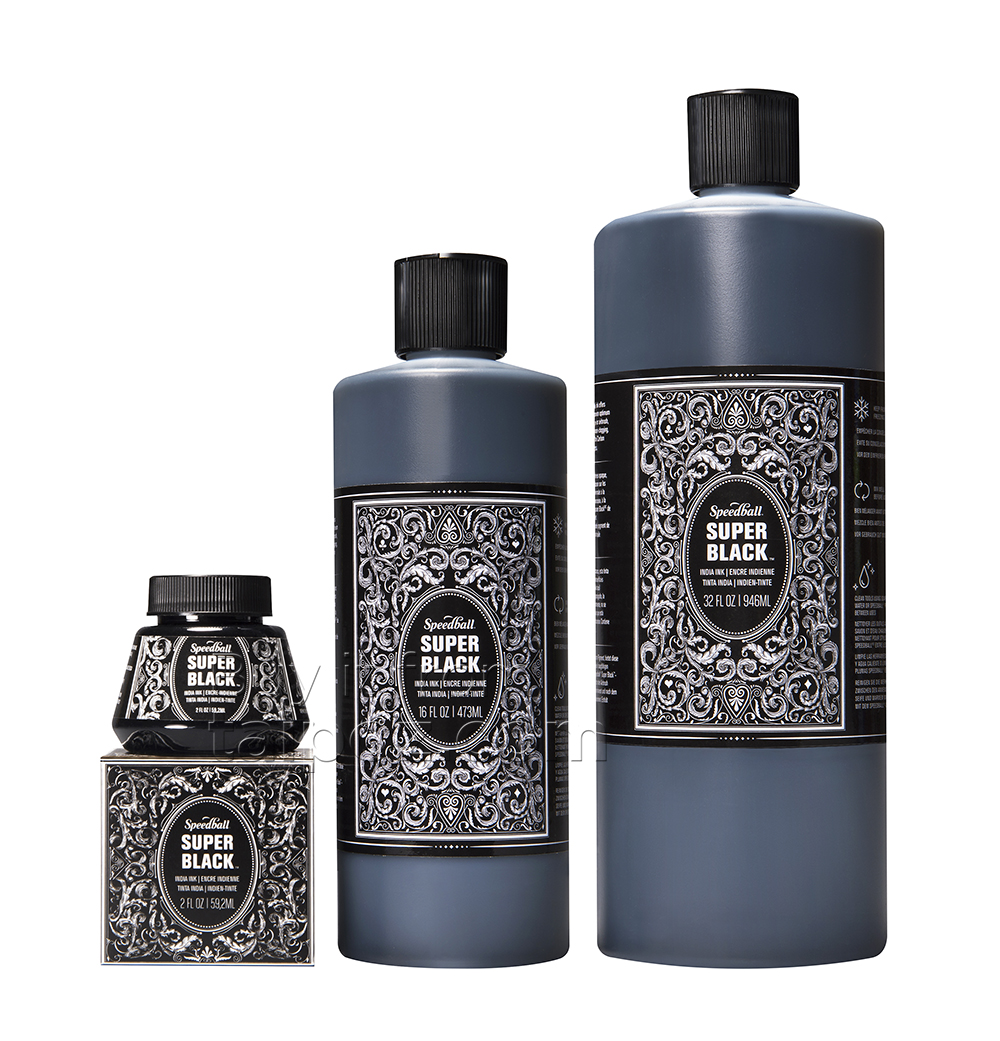 Mực đen Speedball Super Black India Ink