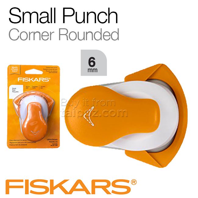 Dụng cụ bấm góc Fiskars Small, bo góc tròn