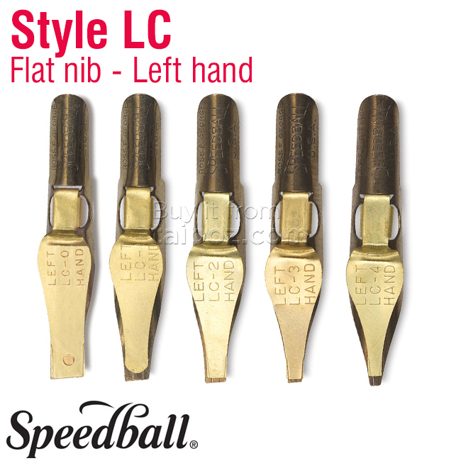 Ngòi Speedball style LC (Flat nib for left hand)