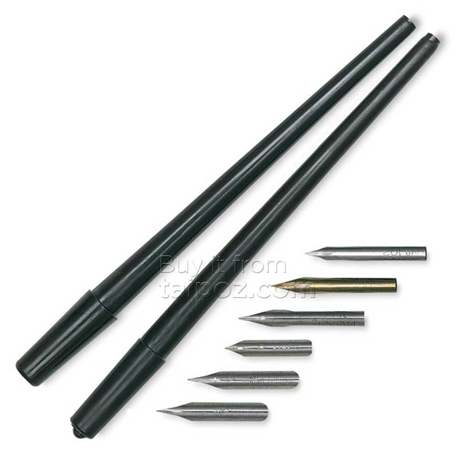 Bút chấm mực Speedball - bộ General Purpose