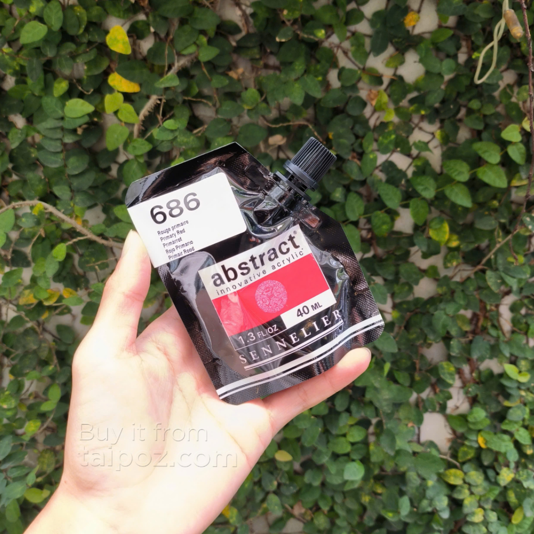 Màu acrylic Sennelier Abstract Heavy Body, kiểu màu Satin