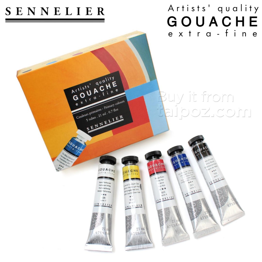 Màu gouache hạng họa sĩ Senelier Extra-fine, bộ màu