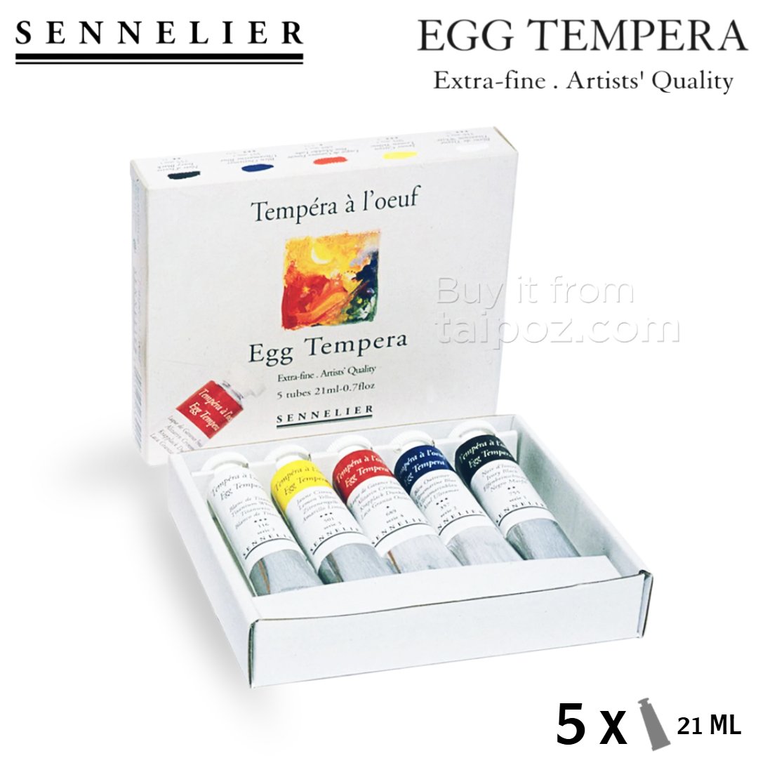 Màu Egg Tempera hạng họa sĩ Senelier Extra-fine, bộ màu