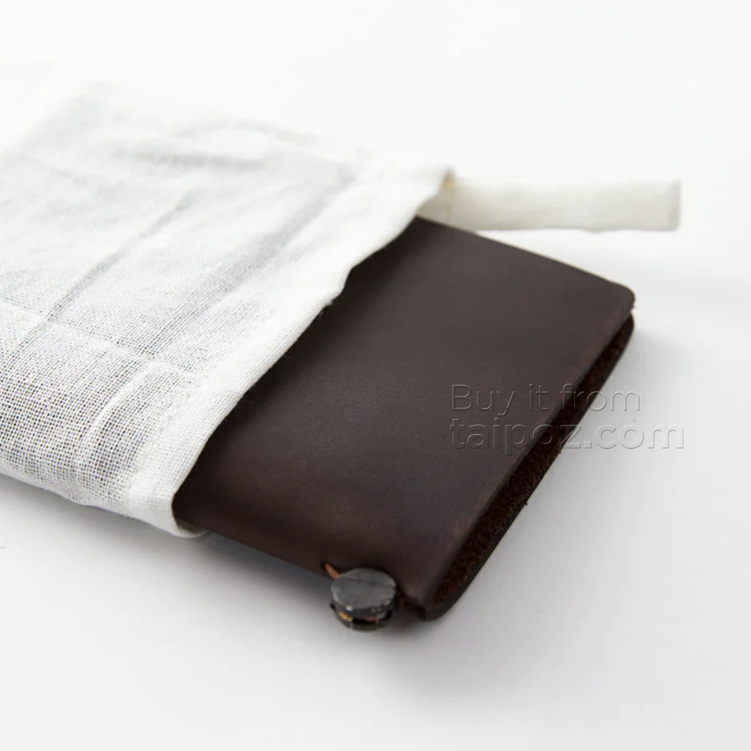 Sổ da Midori Traveler's Notebook - passport size - Brown