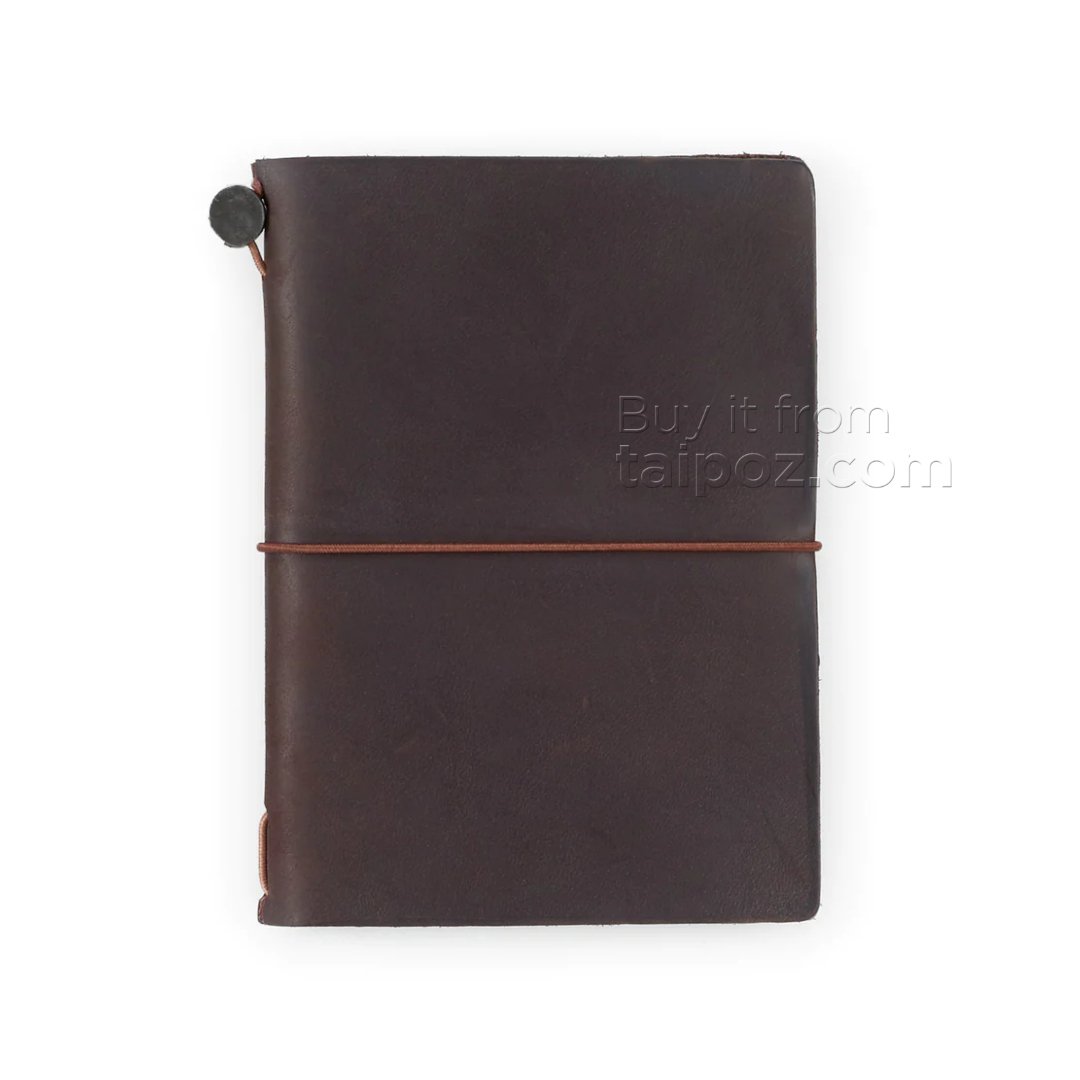 Sổ da Midori Traveler's Notebook - passport size - Brown