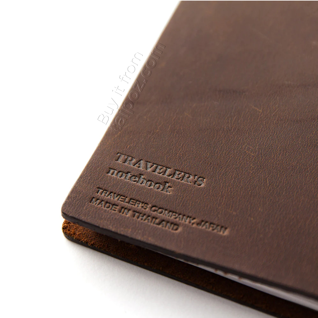 Sổ da Midori Traveler's Notebook - passport size - Brown