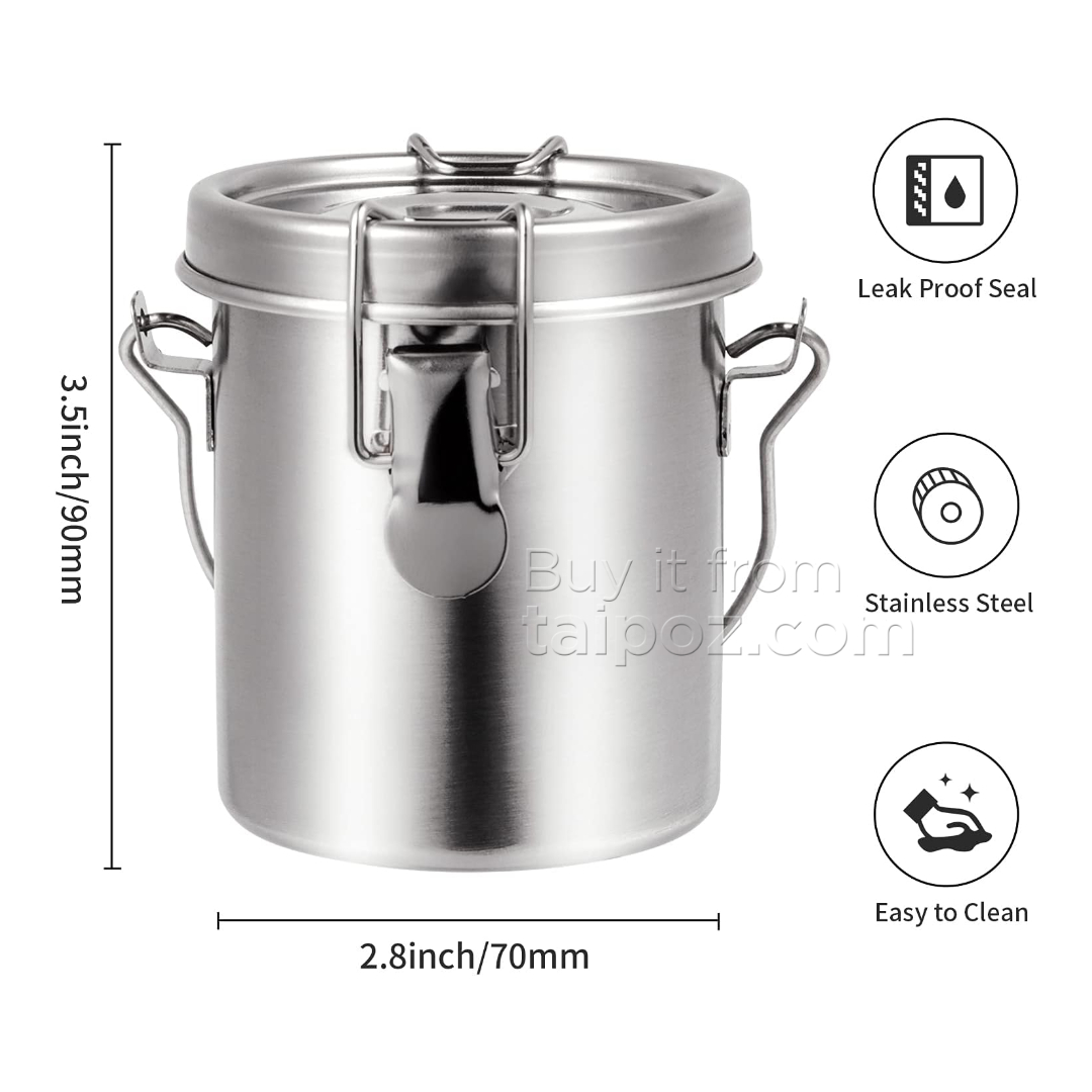 Xô inox đựng dung môi rửa cọ sơn dầu