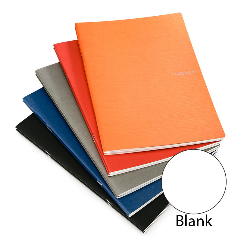 Sổ viết Fabriano EcoQua, khổ 15 x 21cm, gáy bấm kim, giấy trơn