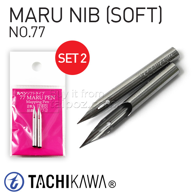 Ngòi Tachikawa Maru Soft No.77, bộ 2 ngòi