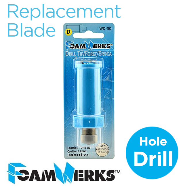 Lưỡi khoan thay thế FoamWerks, đầu 0.5"
