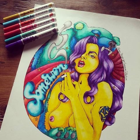 Bút vẽ màu nước Talens Ecoline Brush Pen