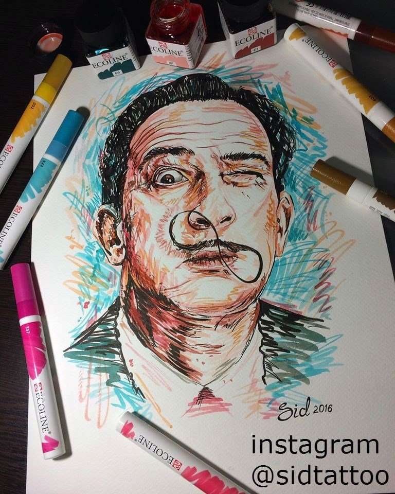 Bút vẽ màu nước Talens Ecoline Brush Pen